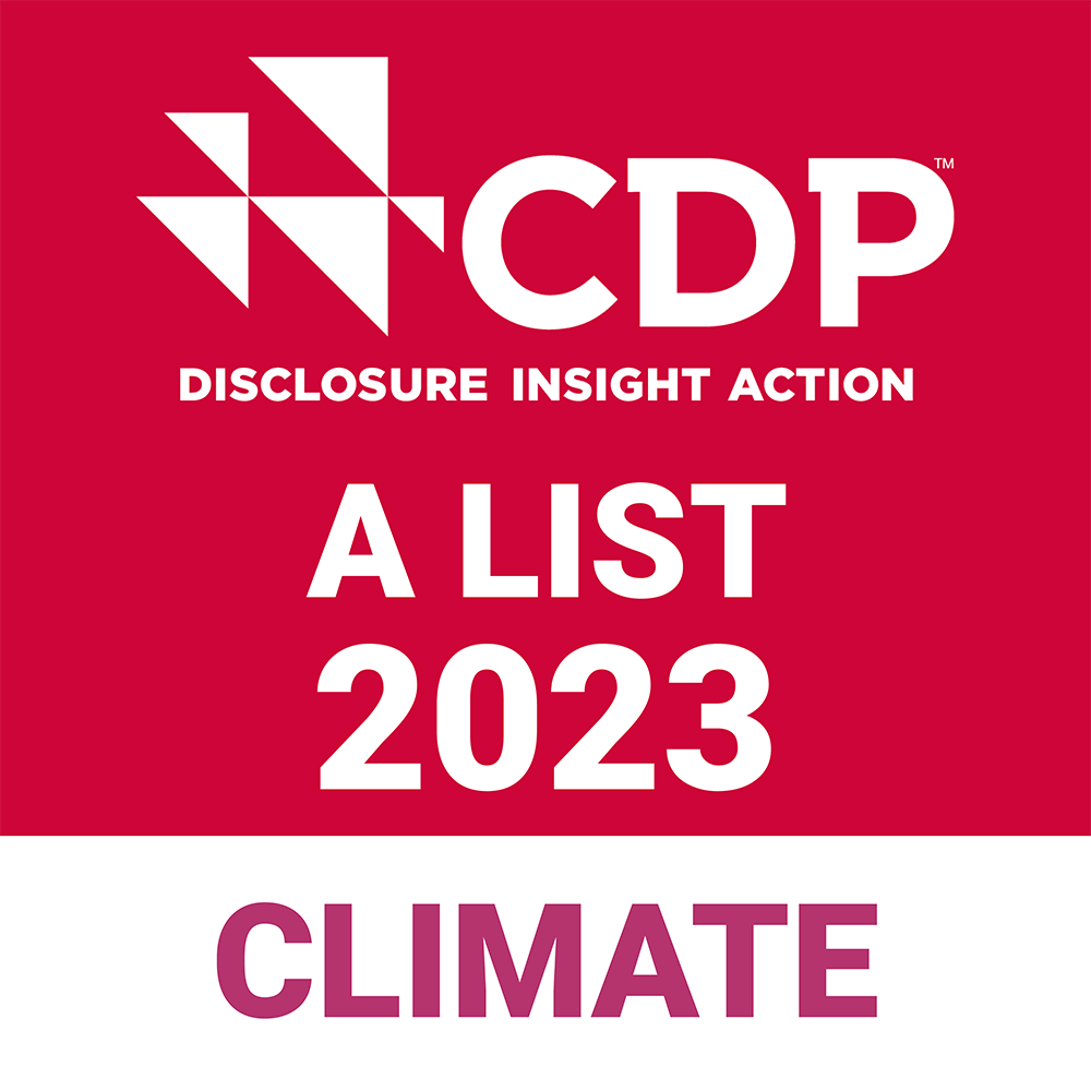 気候変動分野の情報開示でCDP最高評価Aスコアを獲得